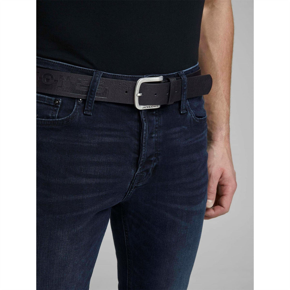 Jack and Jones Harry Pin Buckle Leather Casual Belt