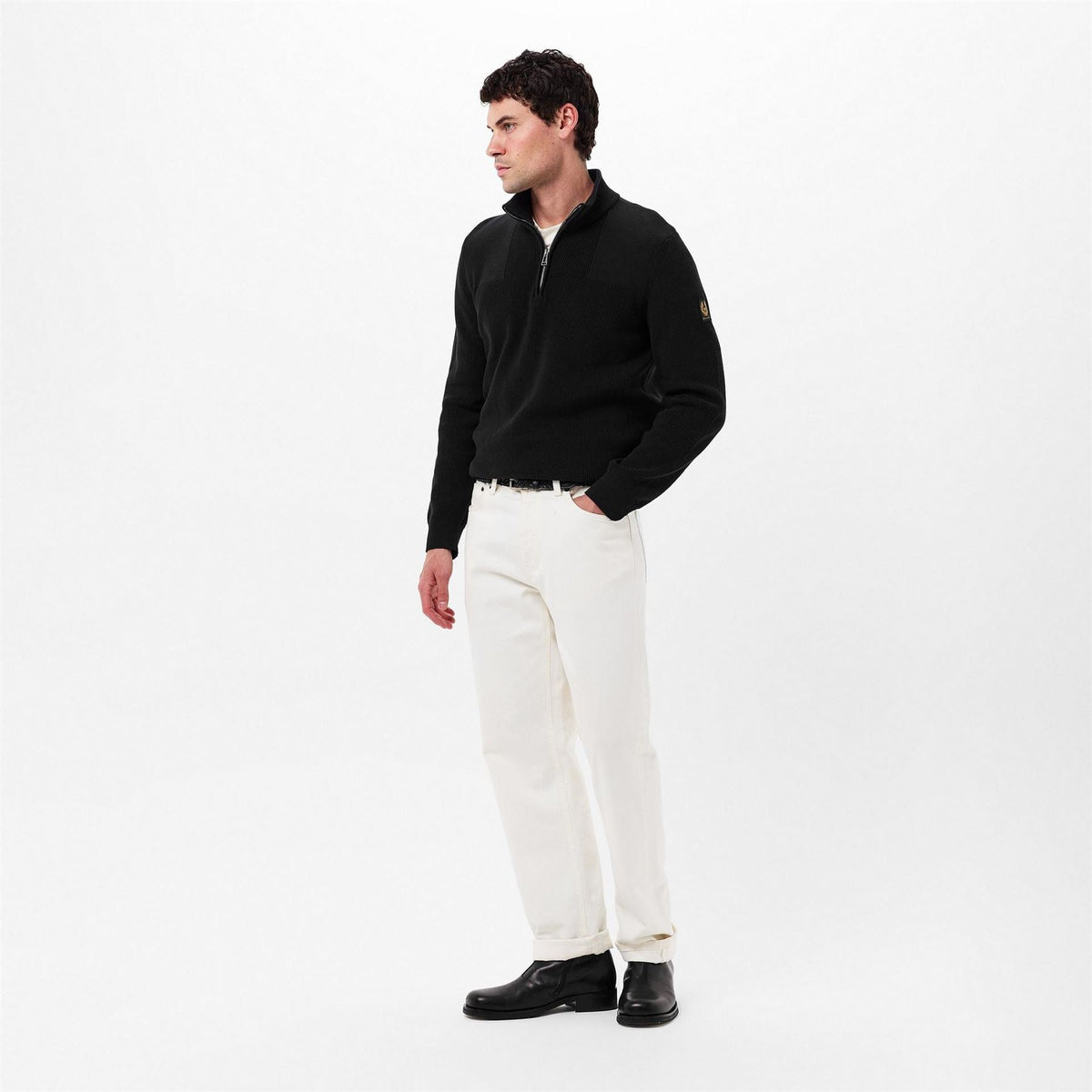 Belstaff Mens Crew Neck Jumper