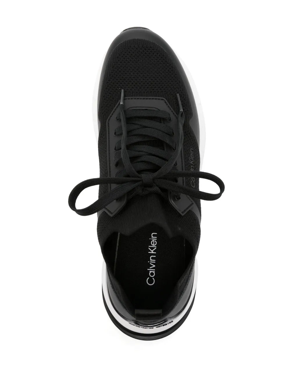 Calvin Klein Logo-Print Mesh Sneakers