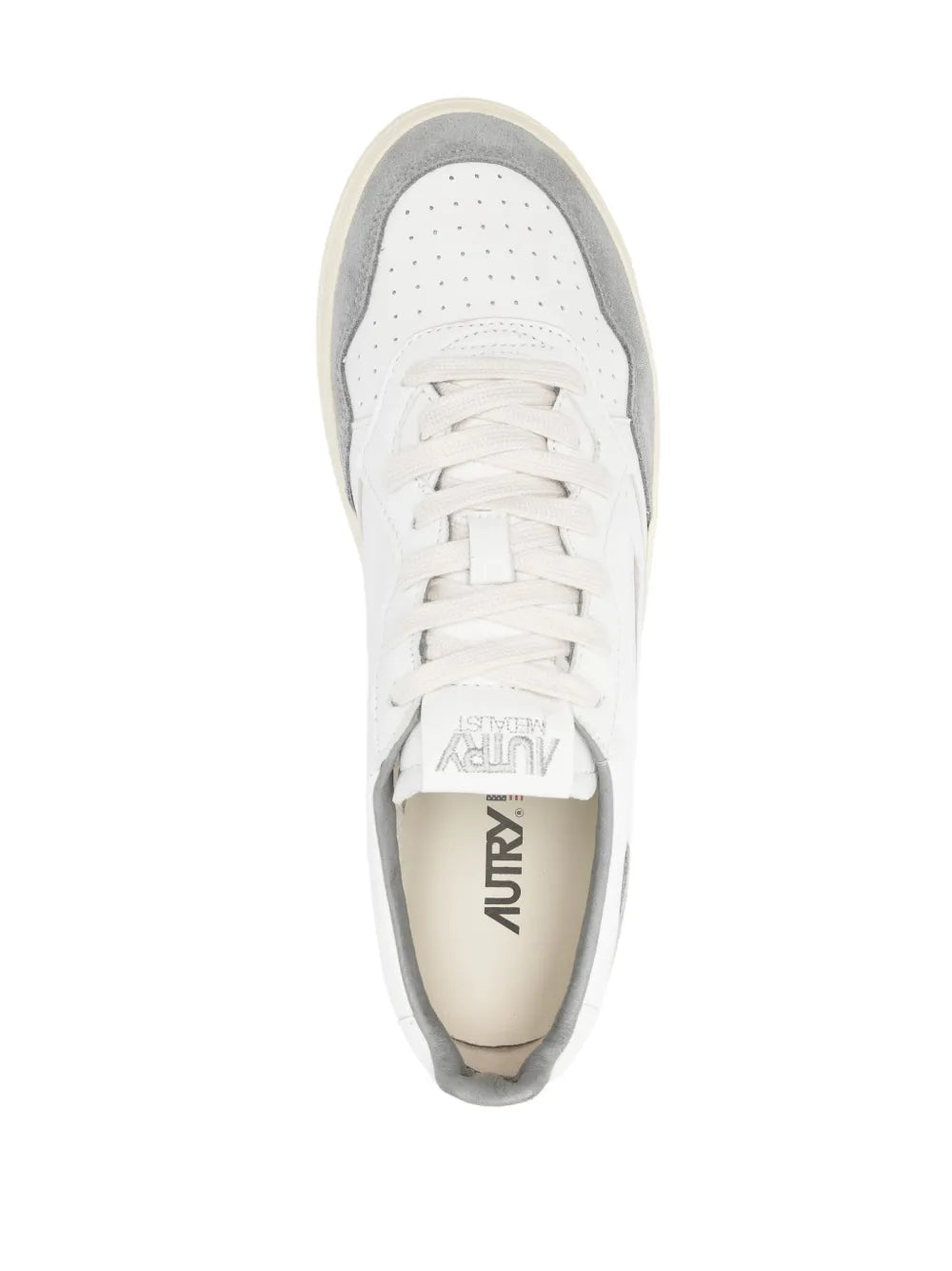 Autry Medalist Low White/Grey Sneakers