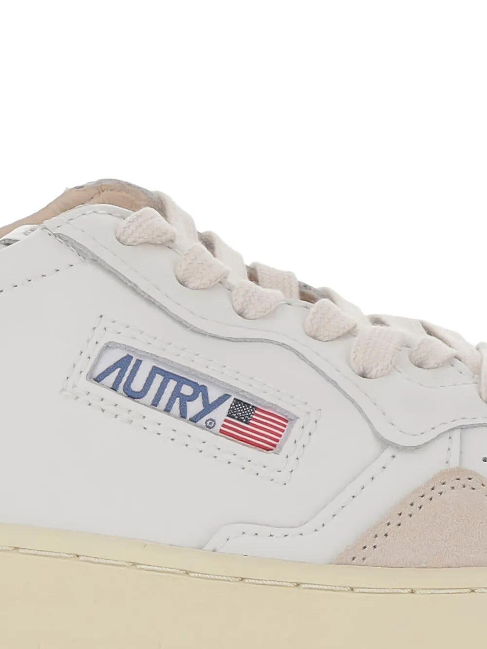 Autry Medalist Leather Suede Sneakers