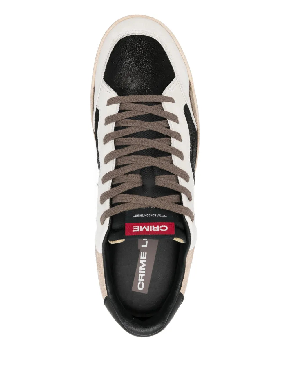 Crime London Chelsea Panelled Low-Top Sneakers