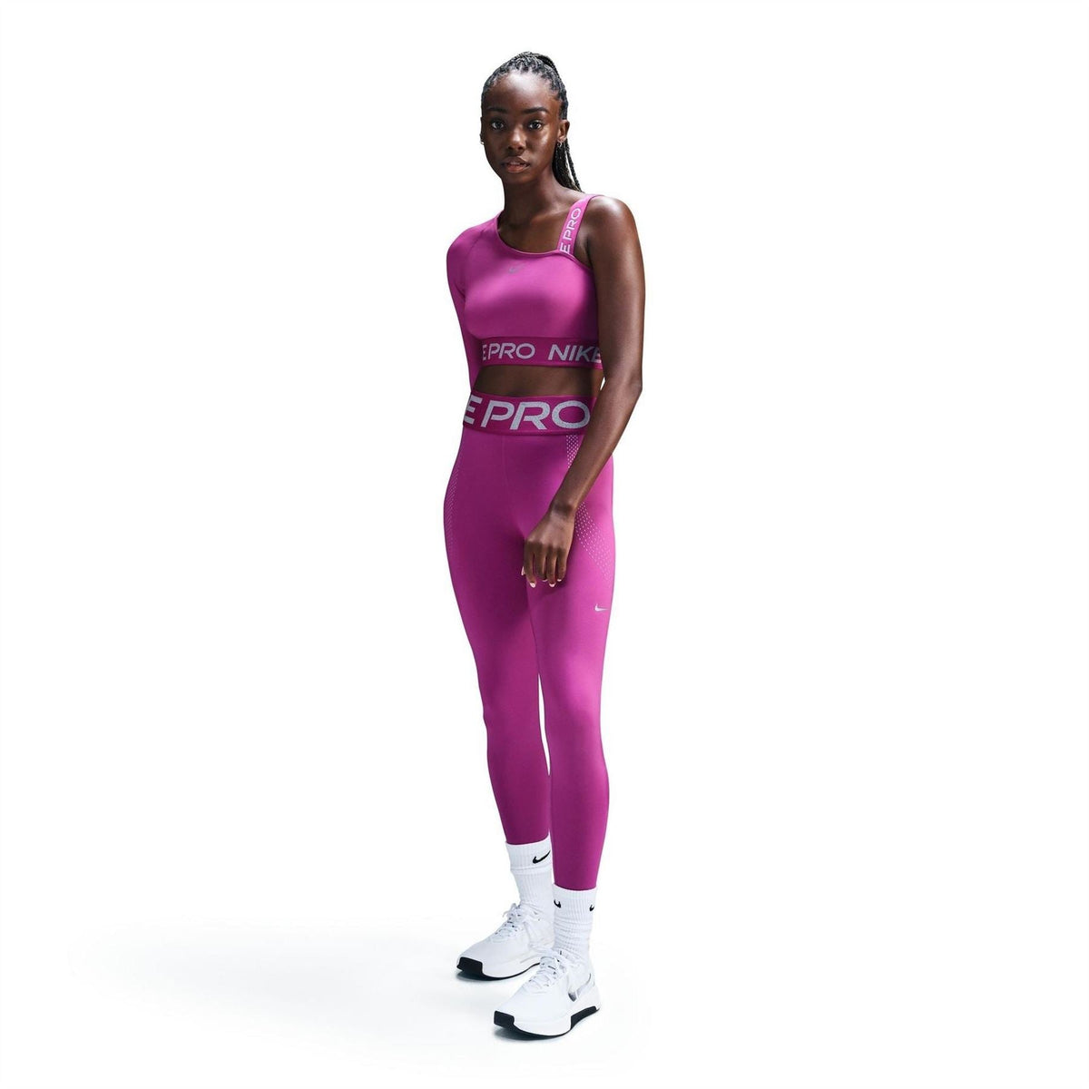 Nike SCULPT Solid Patterned Shapewear Leggings