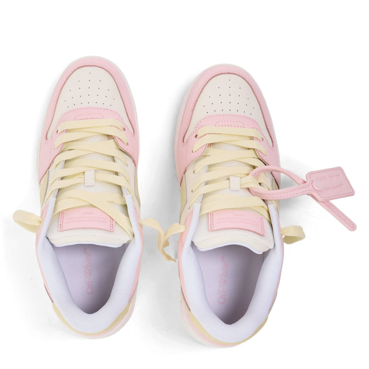Off White OOS Jn61 Canvas Low Top Sneakers Lace Up
