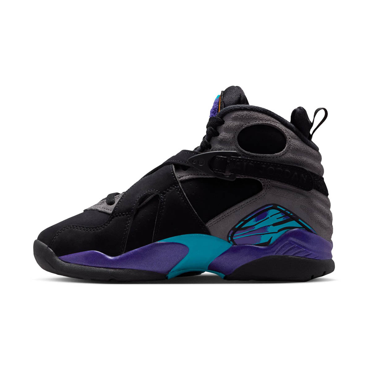 Air Jordan 8 Retro 'Aqua' Big Kids' Shoes