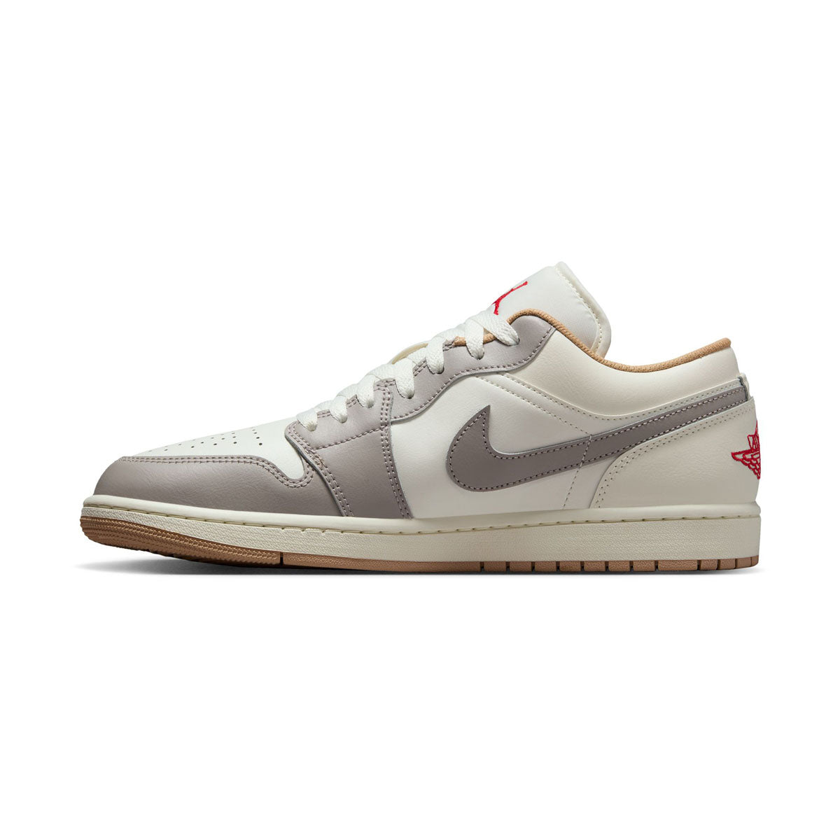 Air Jordan 1 Low 'Sail College Grey Rattan' Men's Shoes