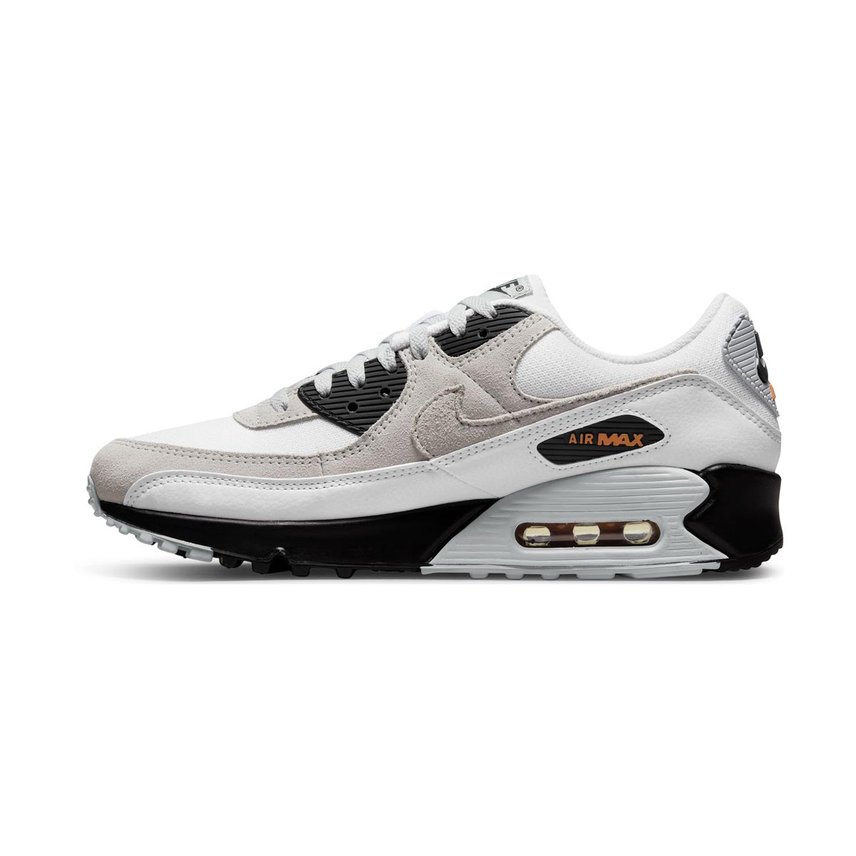 Nike Air Max 90 'White Black Hot Curry' Men's Shoes