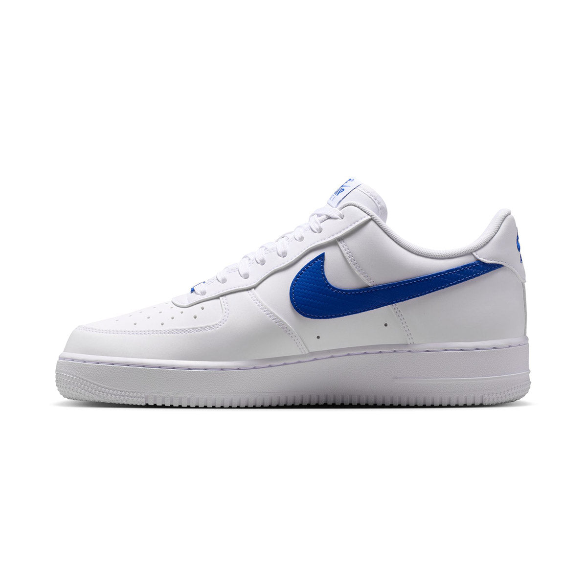 Nike Air Force 1 '07 'Carbon Fiber Swoosh White Game Royal' Men's Shoes