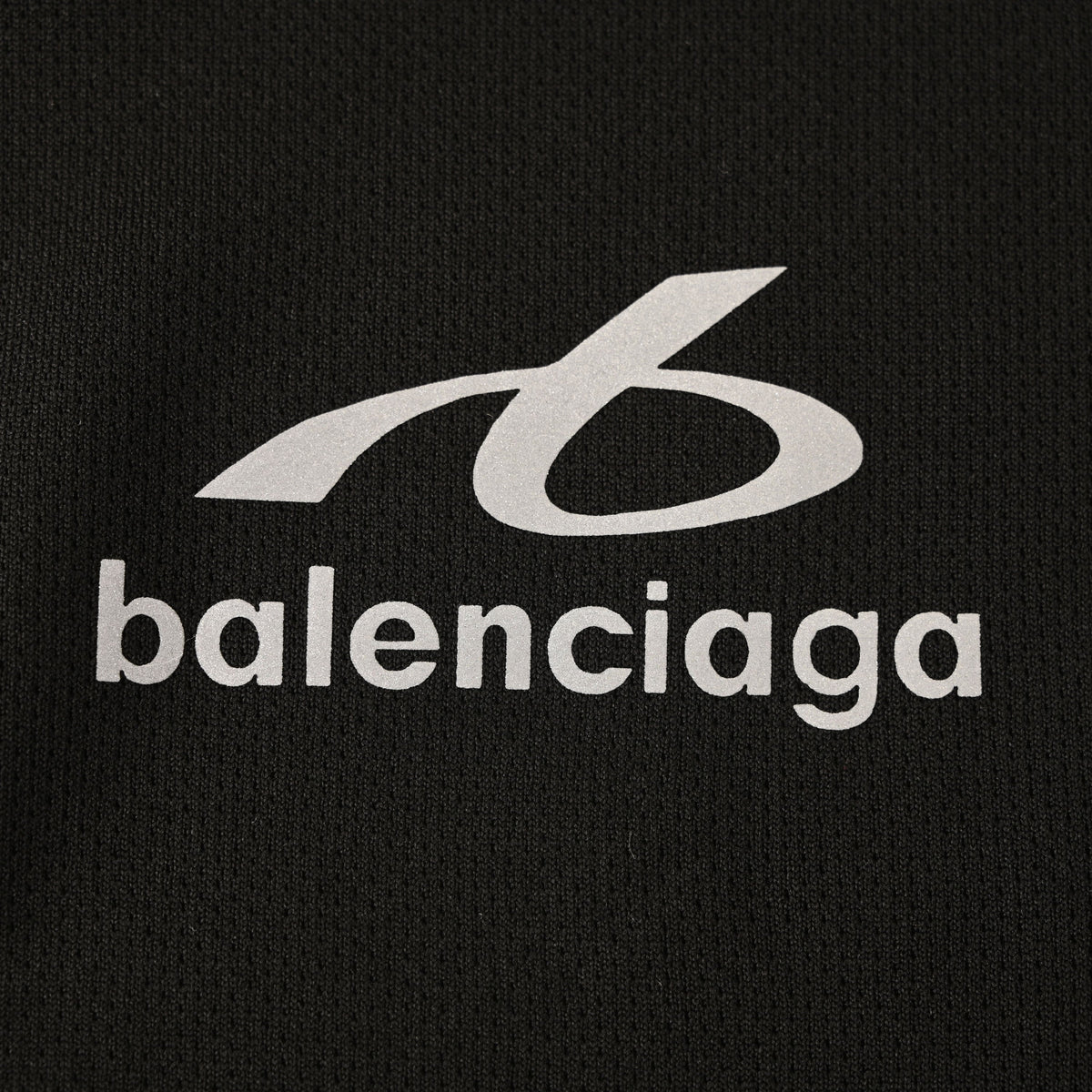 Balenciaga Soccer Jersey Crest T-Shirt in Black & Blue