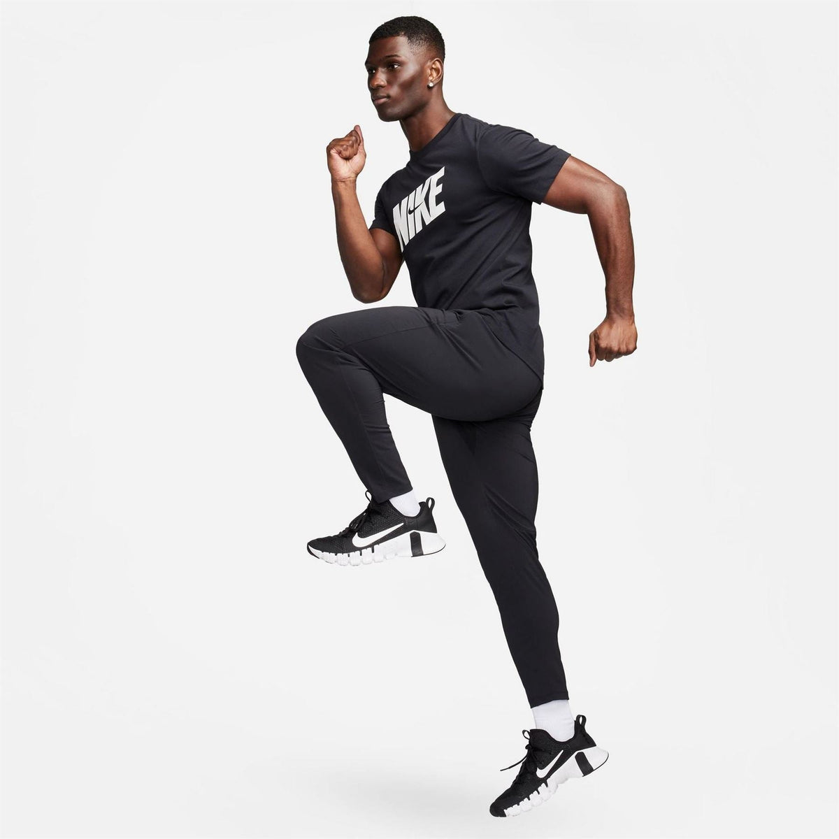Nike DF Flex Solid Patterned Slim Track Pants