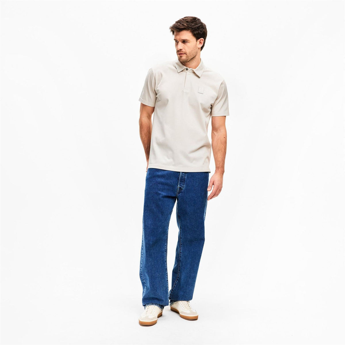 Belstaff Mens Curator P Short Sleeve Polo Shirt