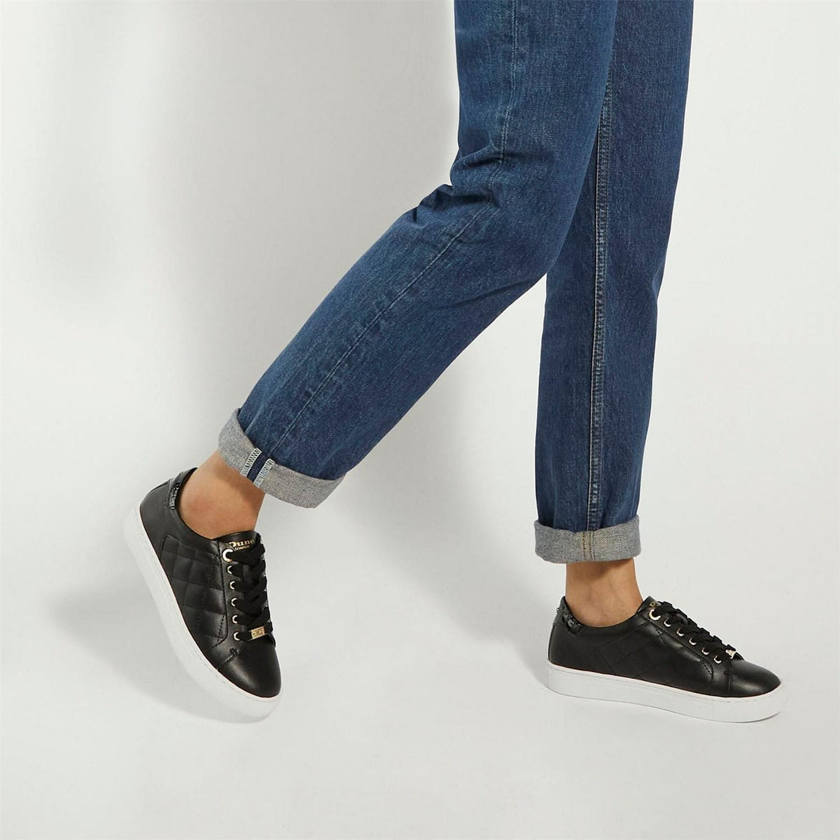 Dune Quilted Trainers