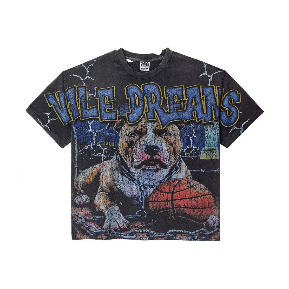 Vale Forever Guard Dog Big Tee Black