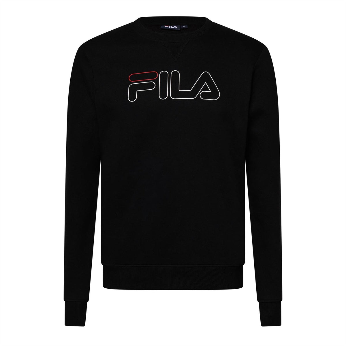 Fila Jude Logo Print Crew Neck Sweatshirt