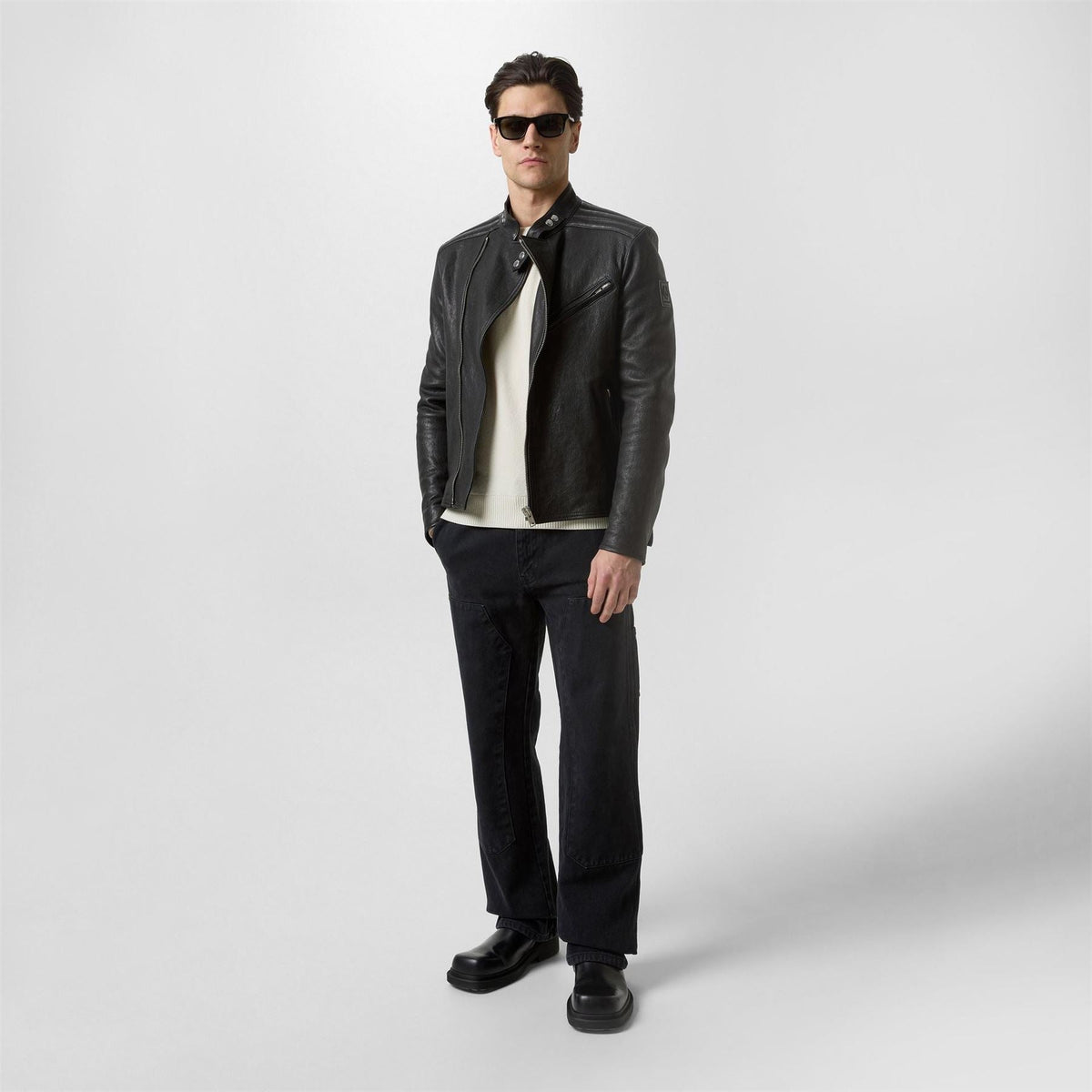 Belstaff Mens Oulton Leather Jacket