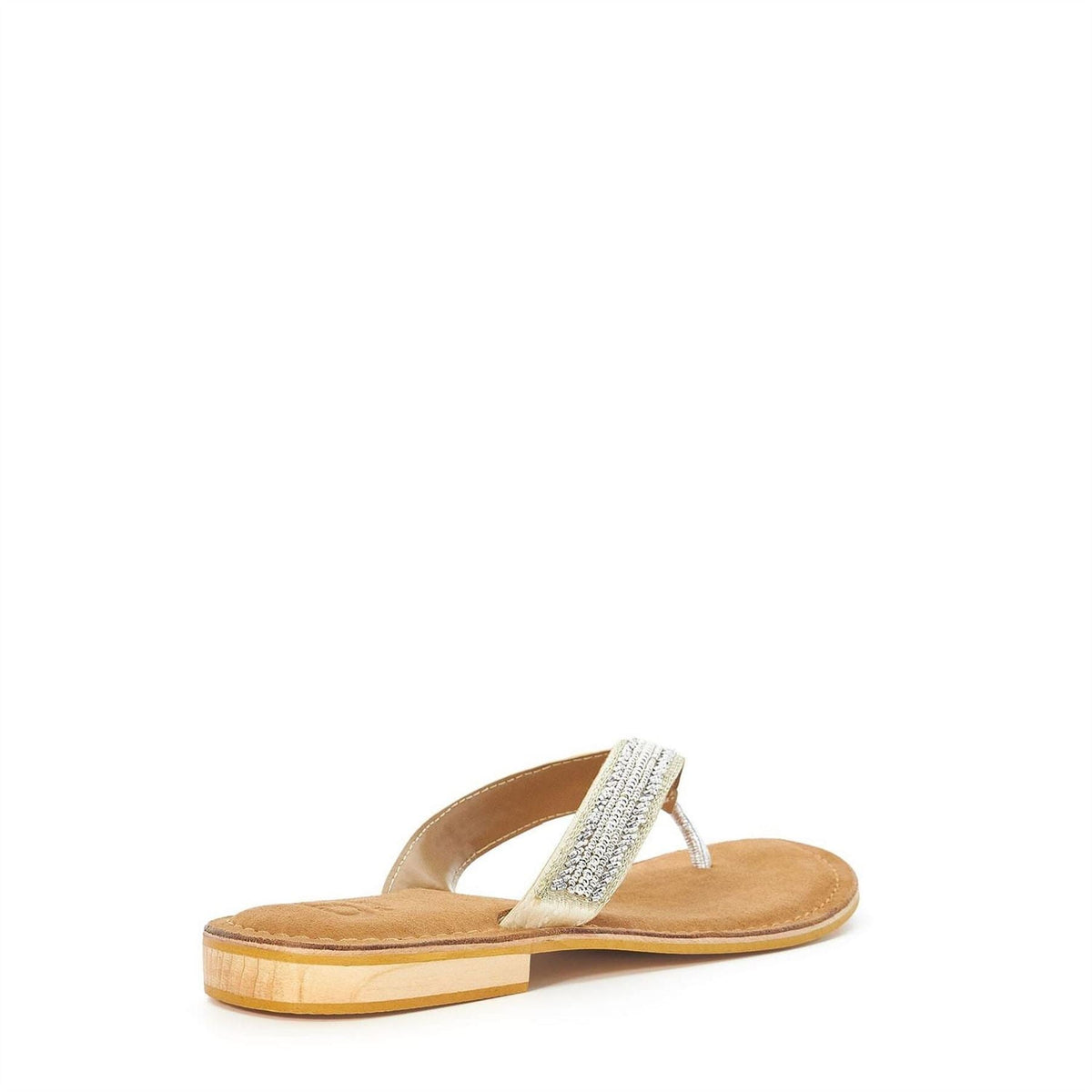Dune Beaded Toe Post Sandals