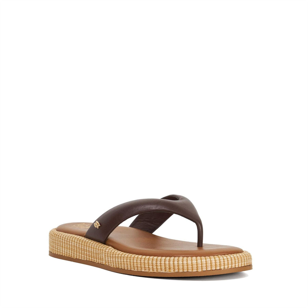 Dune Lo Laike Textured Toe Post Sandals