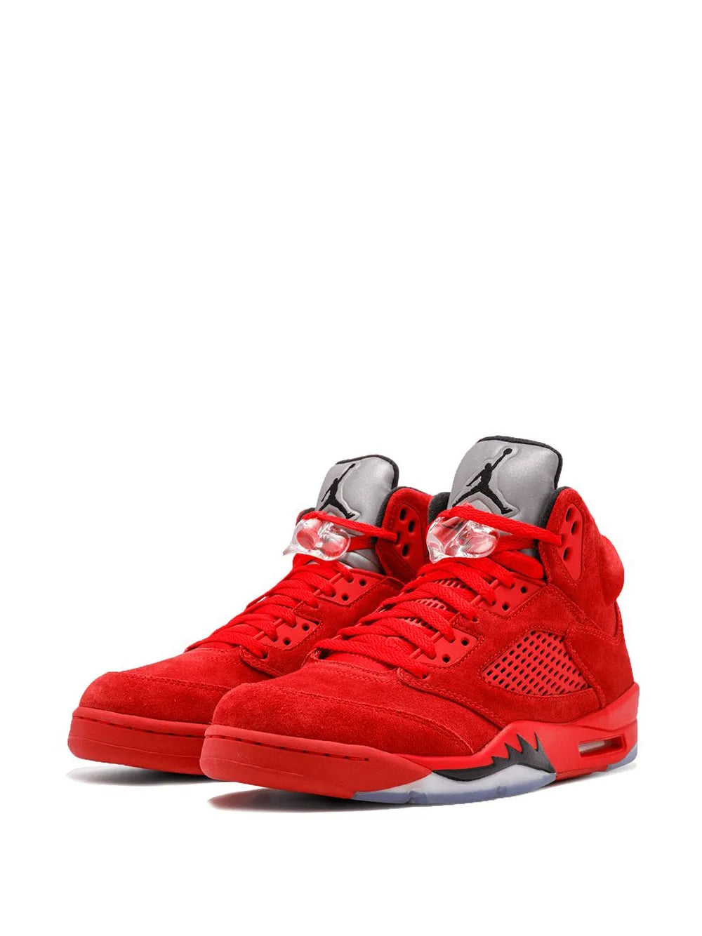 Air Jordan 5 Retro Red Suede Sneakers
