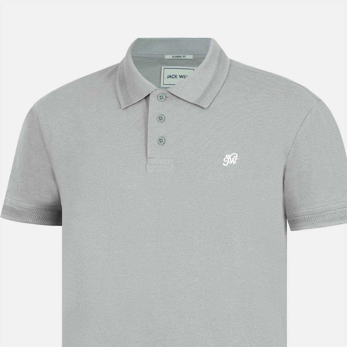 Jack Wills Fine Pique Cotton Short Sleeve Polo Shirt