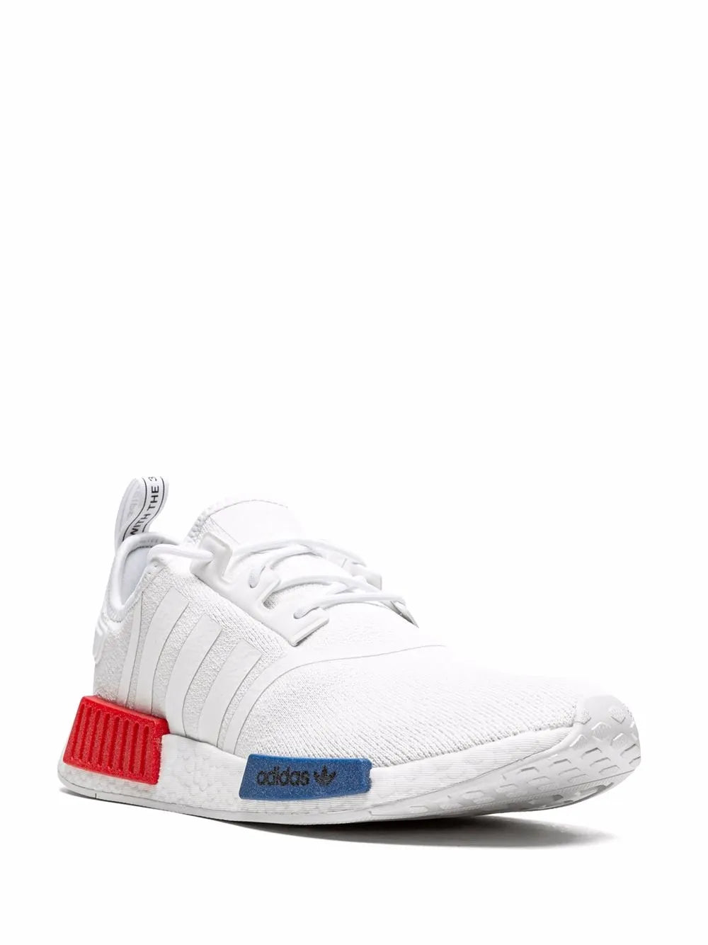 adidas Nmd_R1 White/White/Blue Sneakers