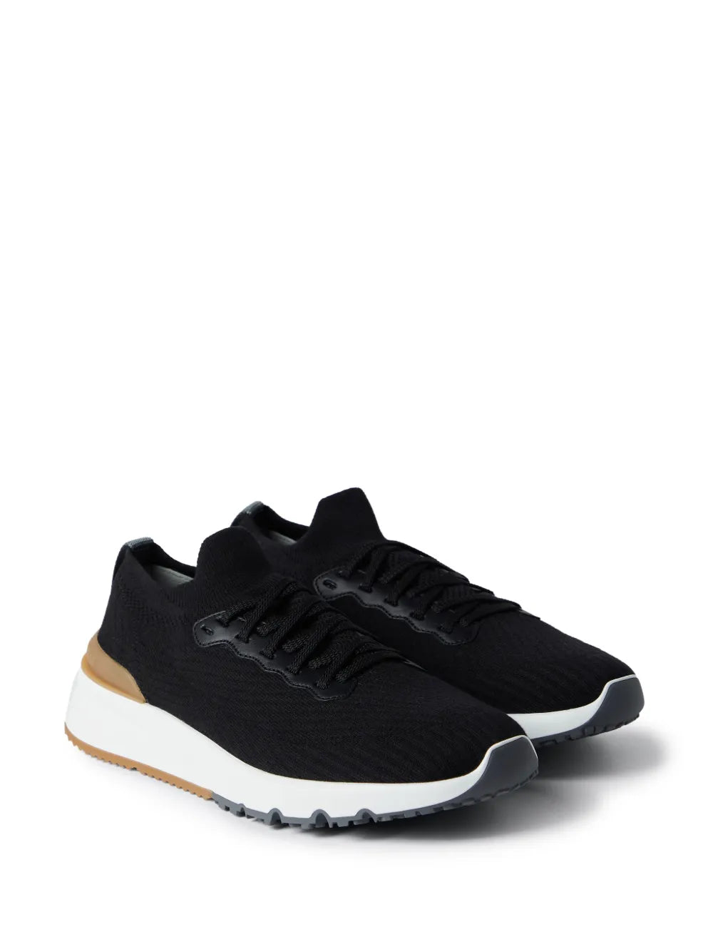 Brunello Cucinelli Low-Top Knitted Sneakers