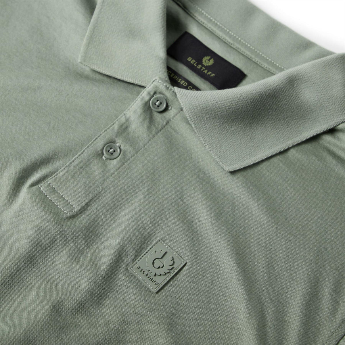 Belstaff Mens Steel Short Sleeve Polo Shirt