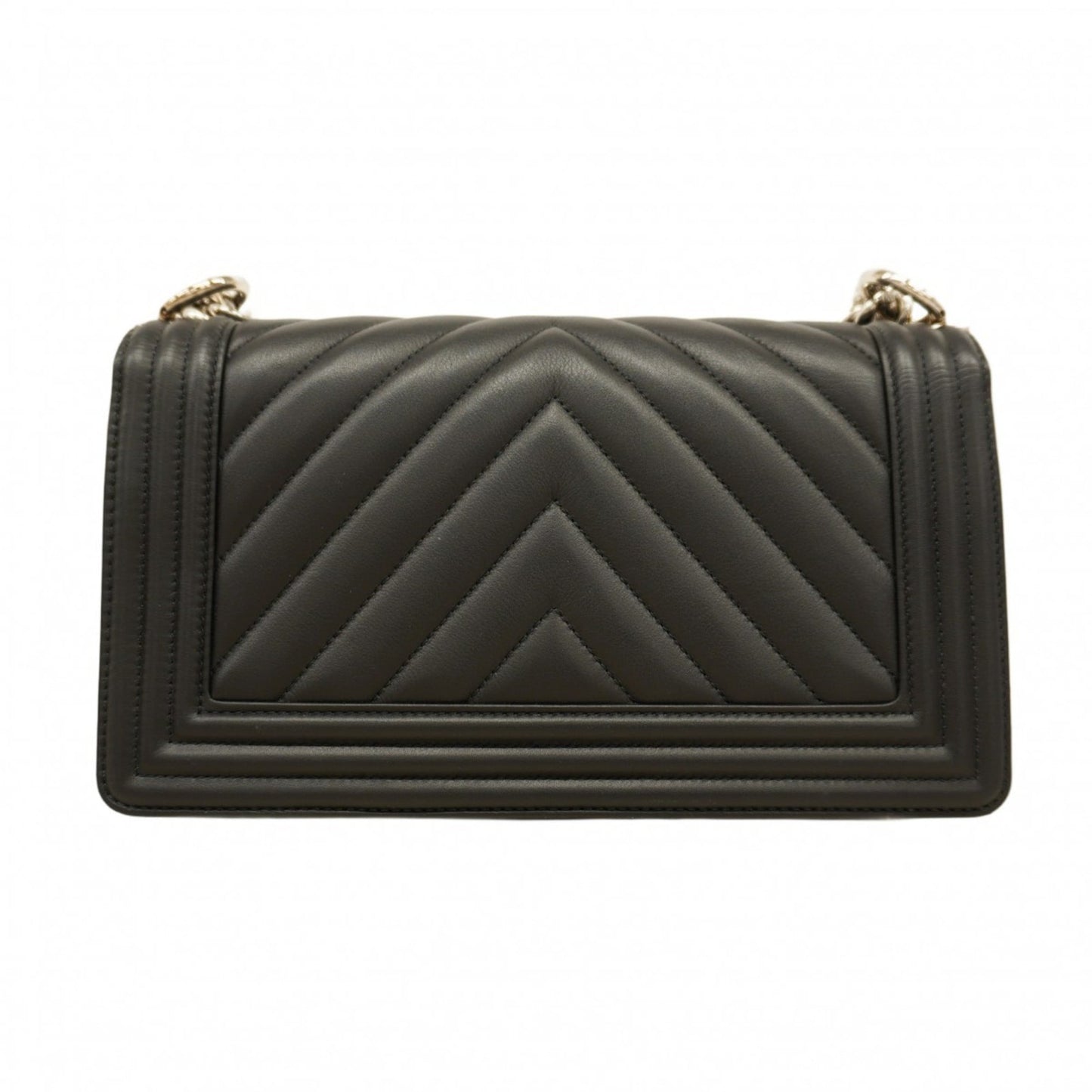 Chanel Black Leather Shoulder Bag (Pre-Owned)