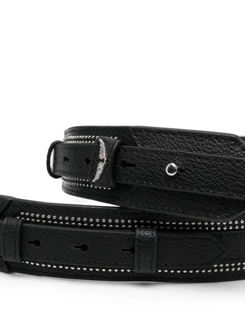 Zadig&Voltairestud-embellished leather shoulder strap