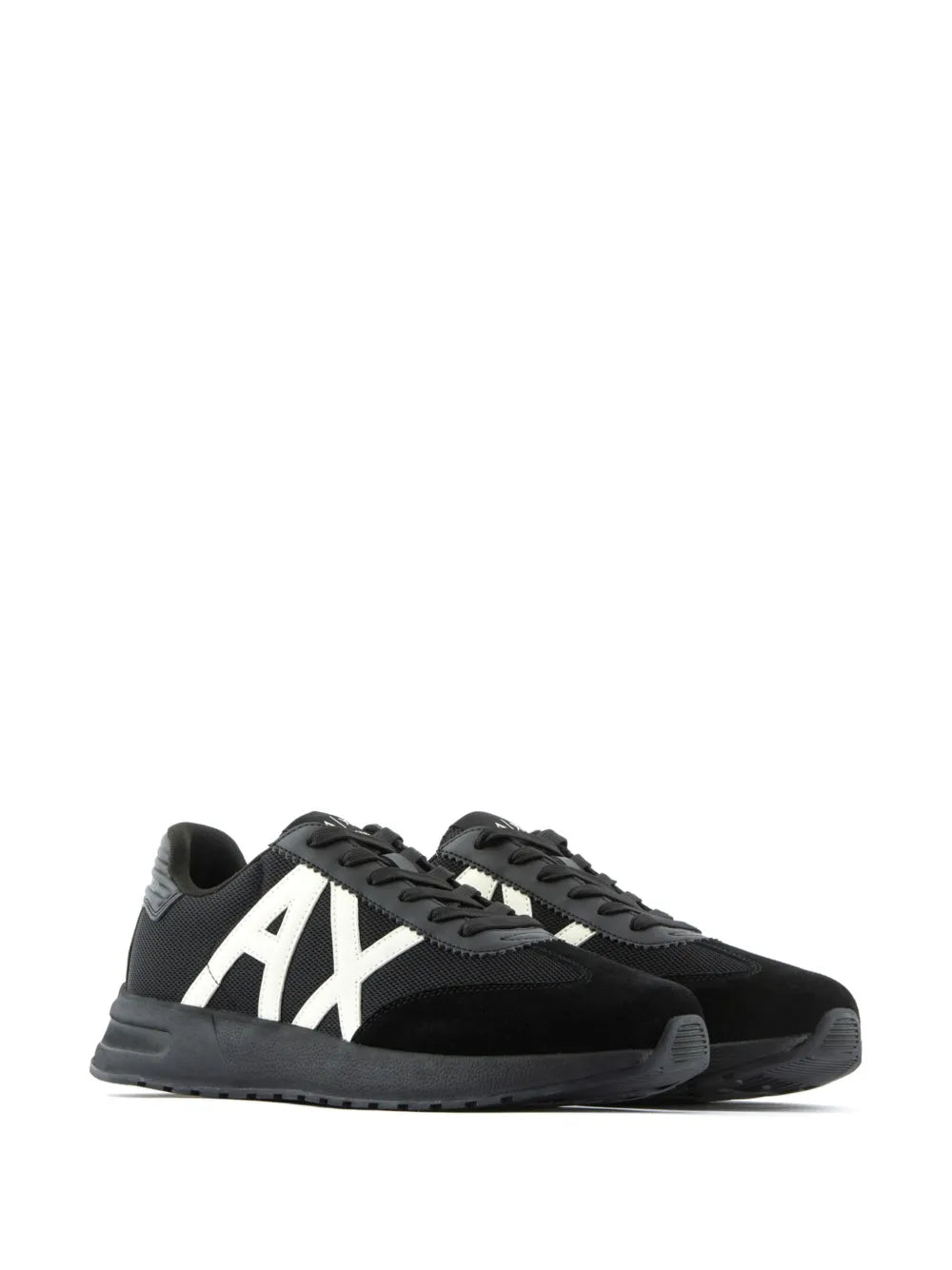 Armani Exchange Logo-Patch Panelled-Design Sneakers