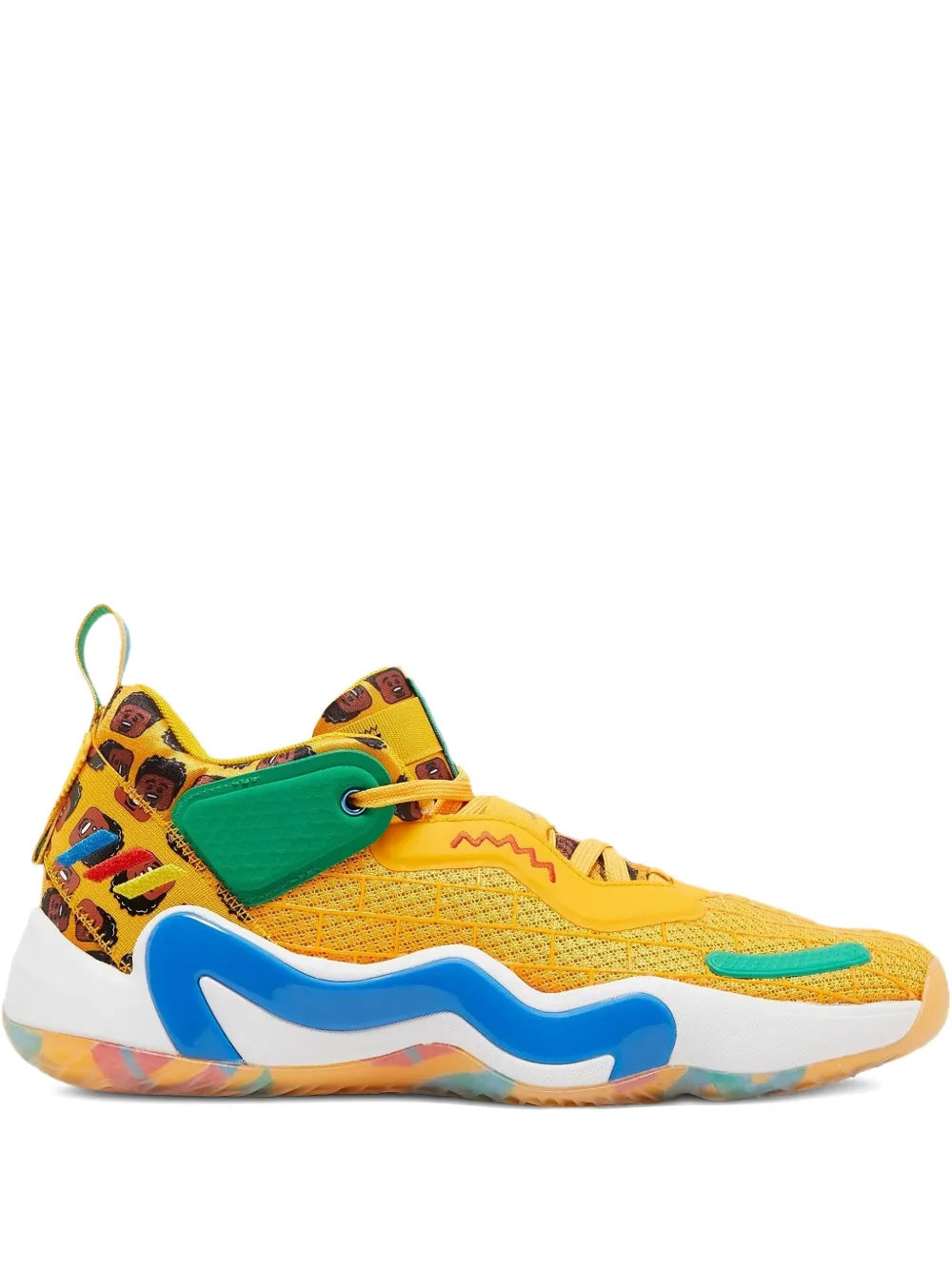 adidas X Lego D.O.N. Issue #3 Minifig - Yellow Spida Sneakers