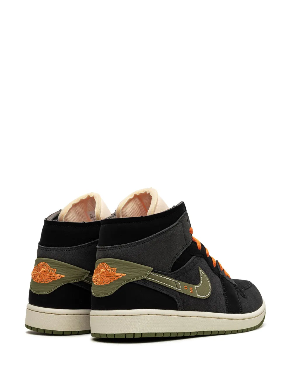 Air Jordan 1 Mid Se Craft Anthracite/Light Olive Sneakers