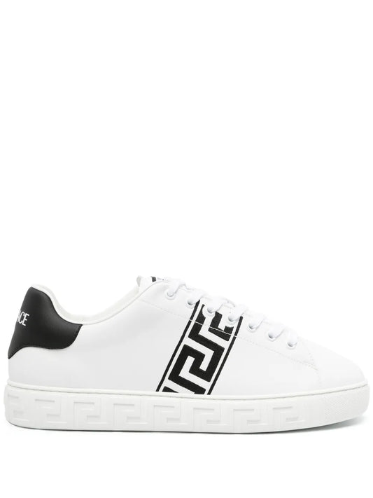 Versace Greca Embroidered Sneakers