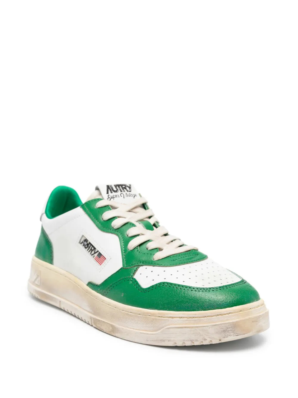 Autry Medalist Low Super Vintage Leather Sneakers