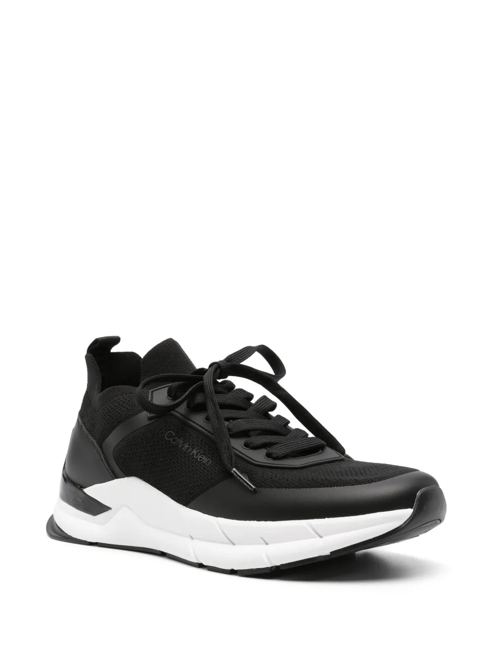 Calvin Klein Logo-Print Mesh Sneakers