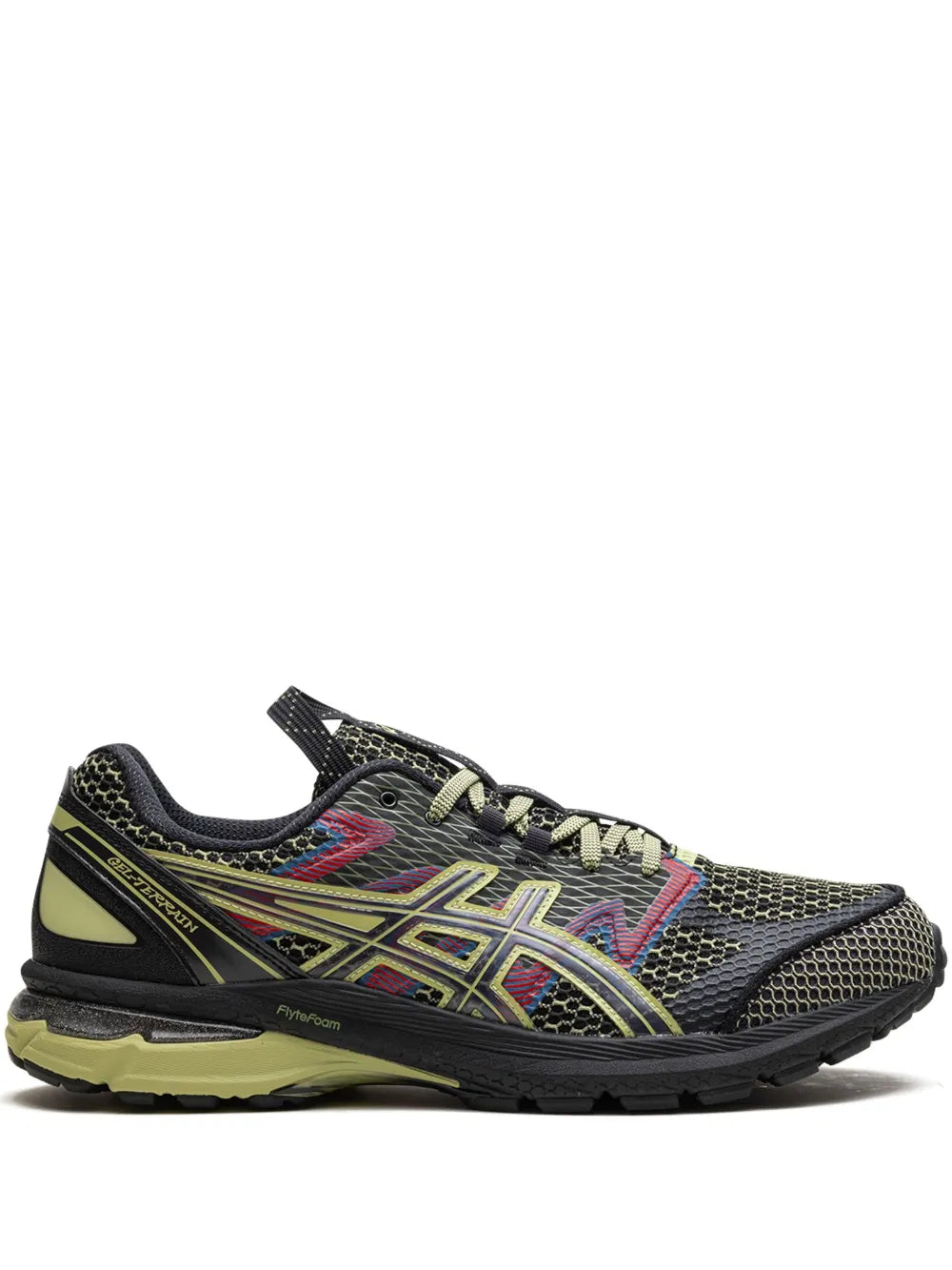 Asics Gel-Terrain Black/Neon Lime Sneakers