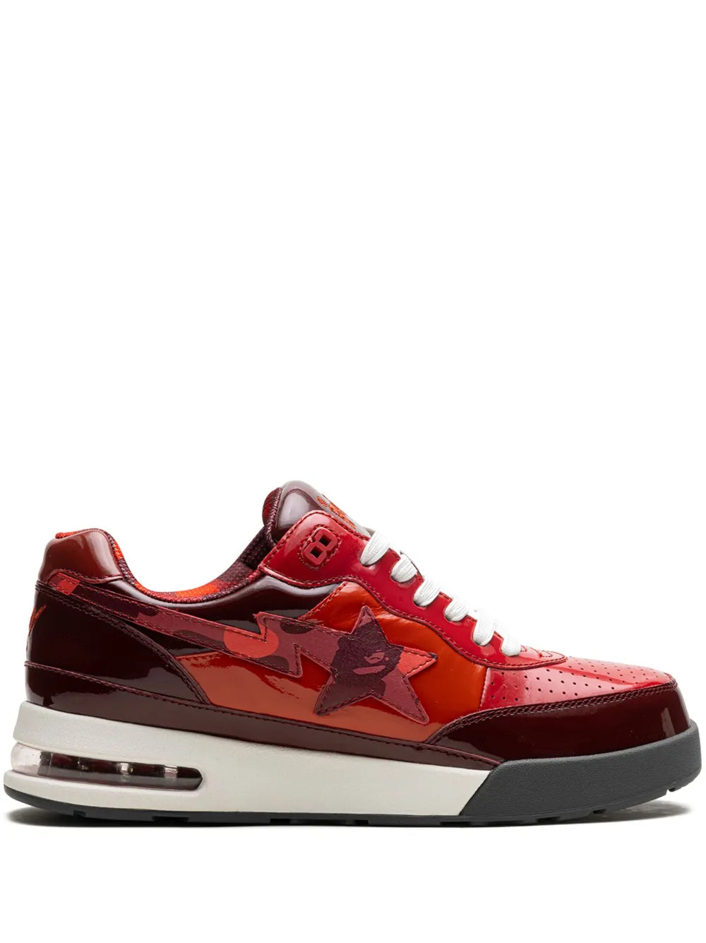 A Bathing Ape?Roadsta #1 Red Sneakers