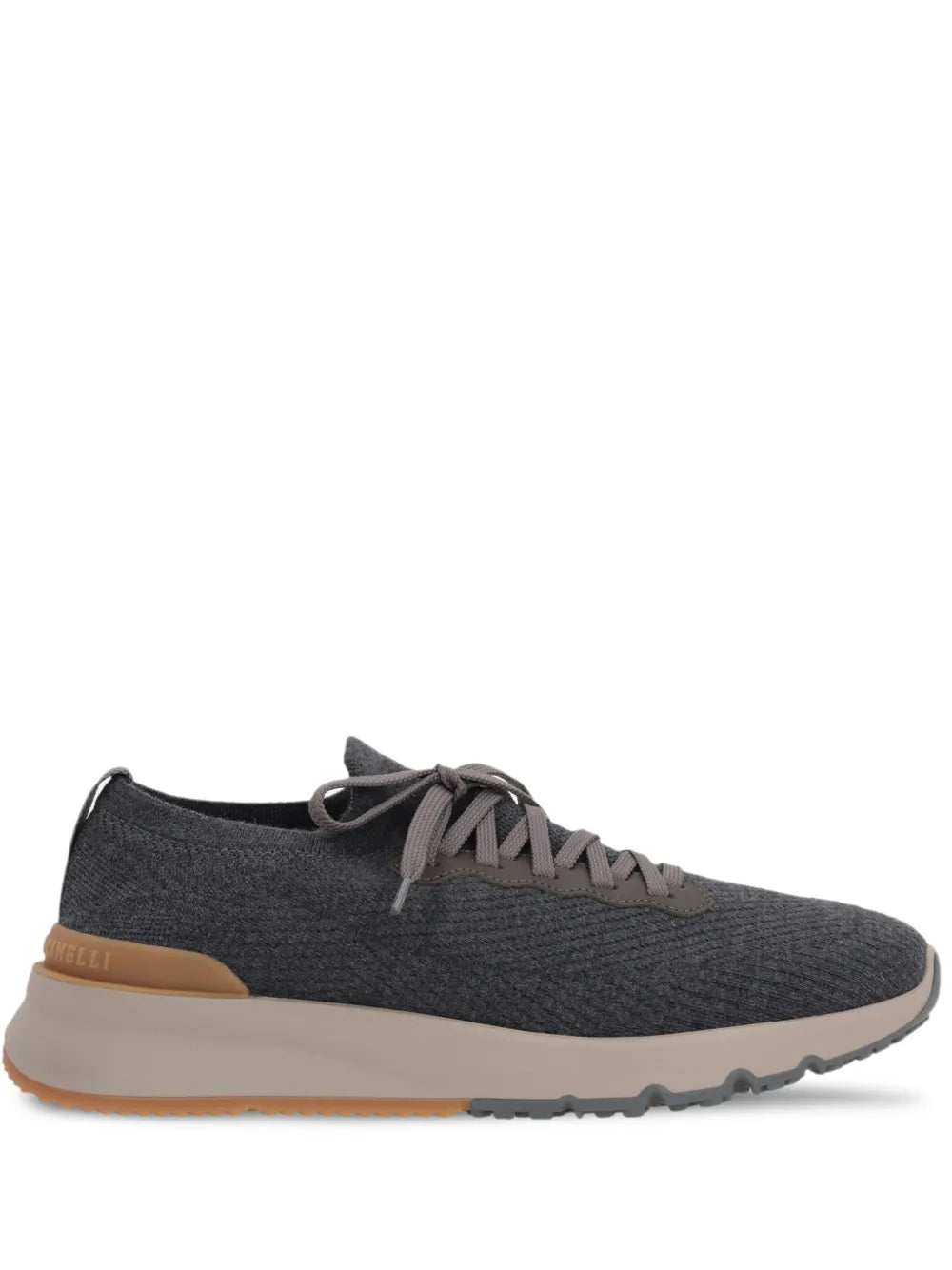 Brunello Cucinelli Knitted-Upper Sneakers