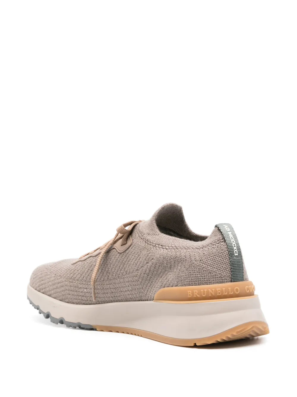 Brunello Cucinelli Knitted-Upper Sneakers