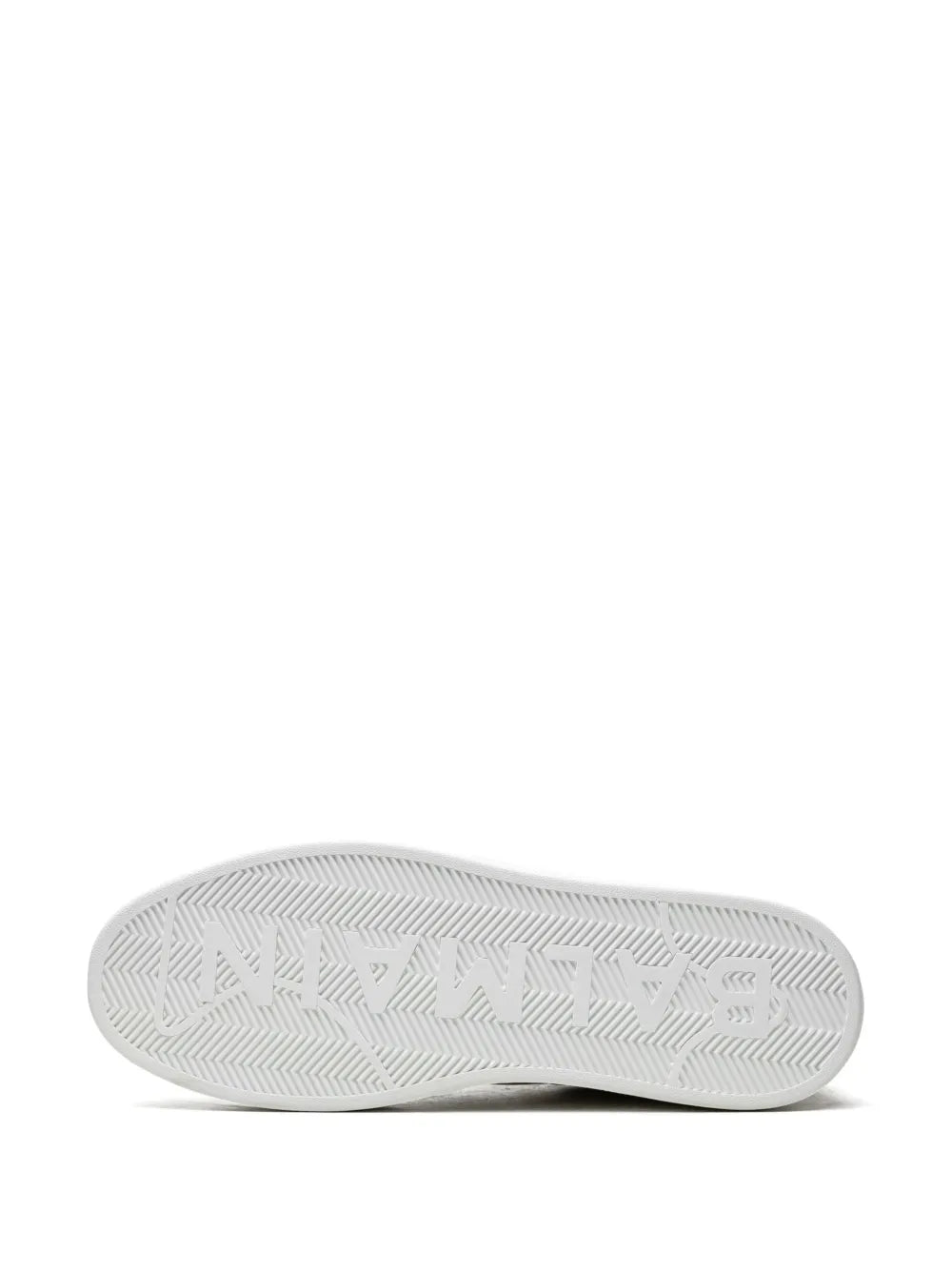 Balmain B-Court Gold Strap Sneakers
