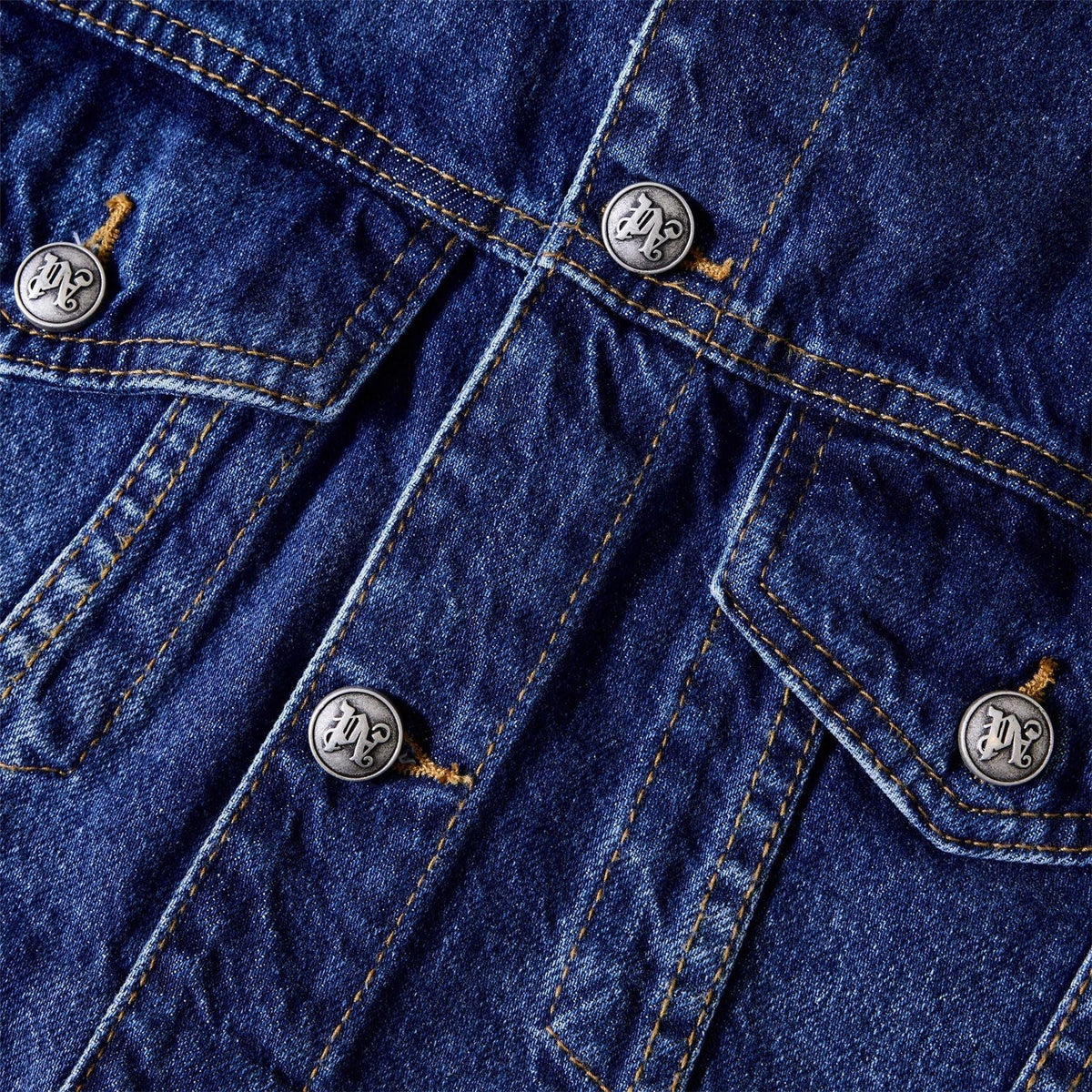 Palm Angels Mens Denim Jacket