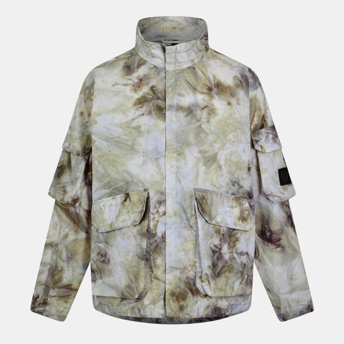 Belstaff Mens Lough Camo Long Sleeve Field Jacket