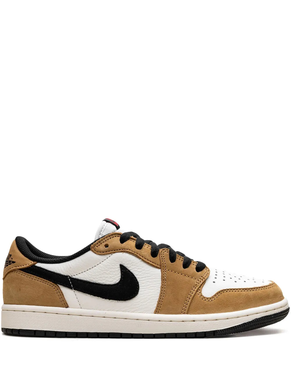 Air Jordan 1 Retro Low Og Rookie Of The Year - Sail/Black/Golden Harvest/Gym Red Sneakers