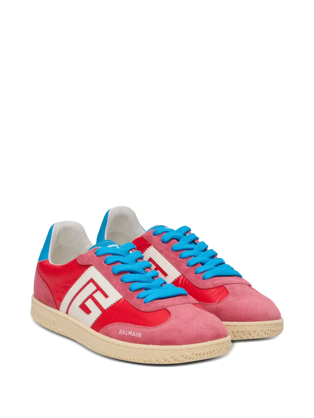 Balmain Swan Low-Top Sneakers