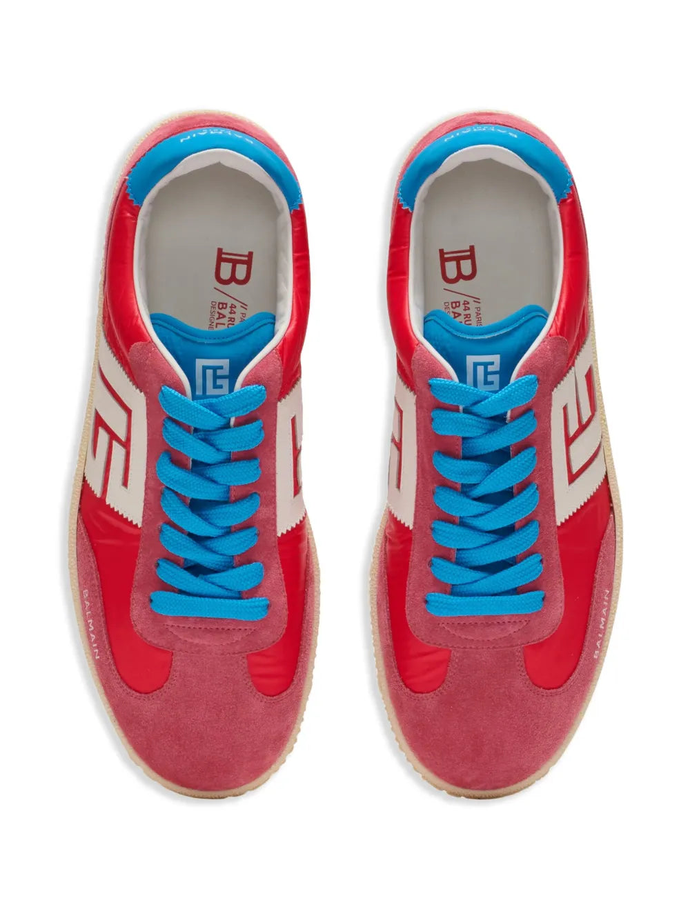 Balmain Swan Low-Top Sneakers