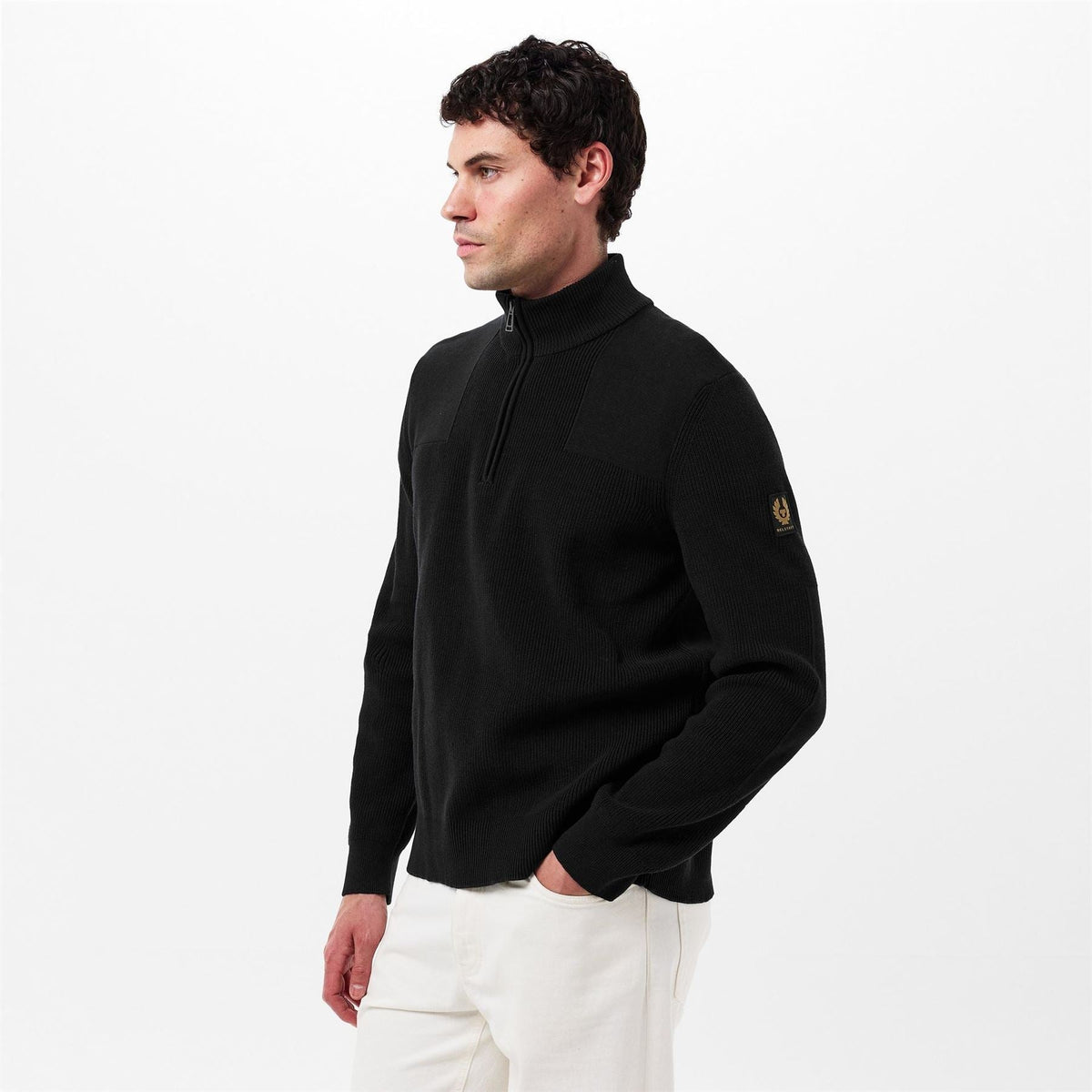 Belstaff Mens Crew Neck Jumper