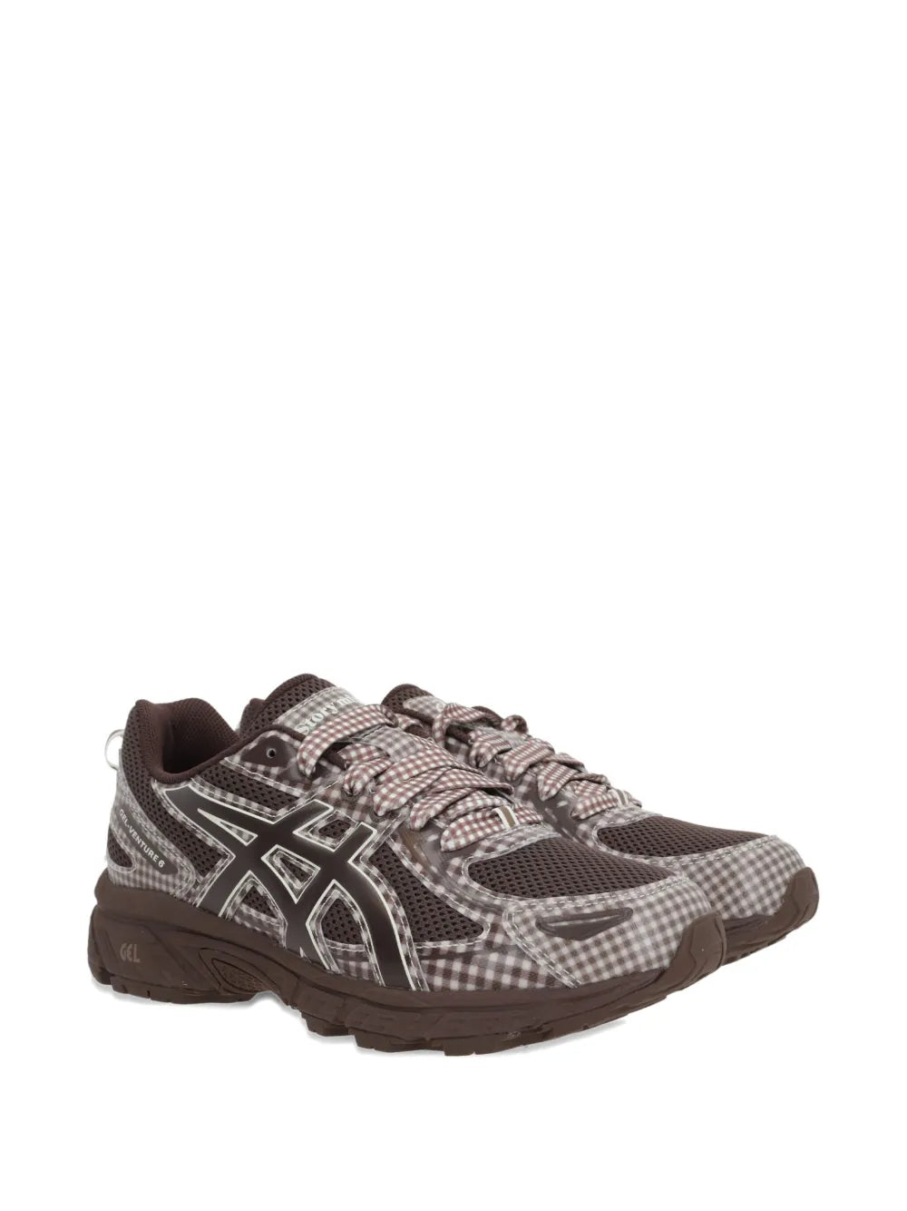 Asics X Story Mfg Gel-Venture 6 Check-Pattern Sneakers