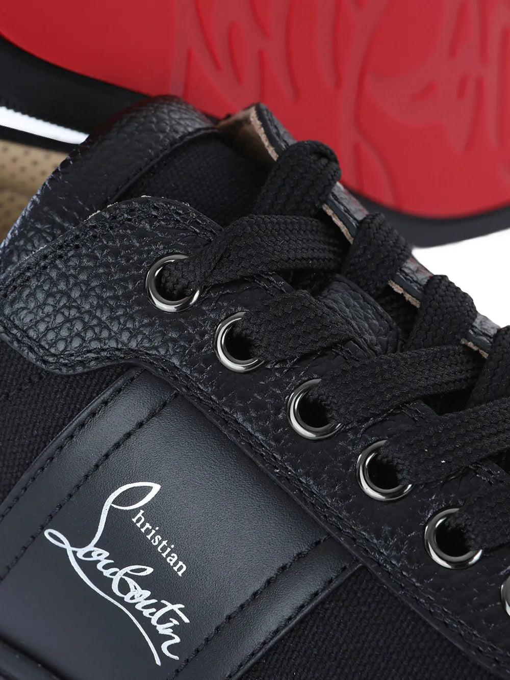 Christian Louboutin Leather Panelled Sneakers