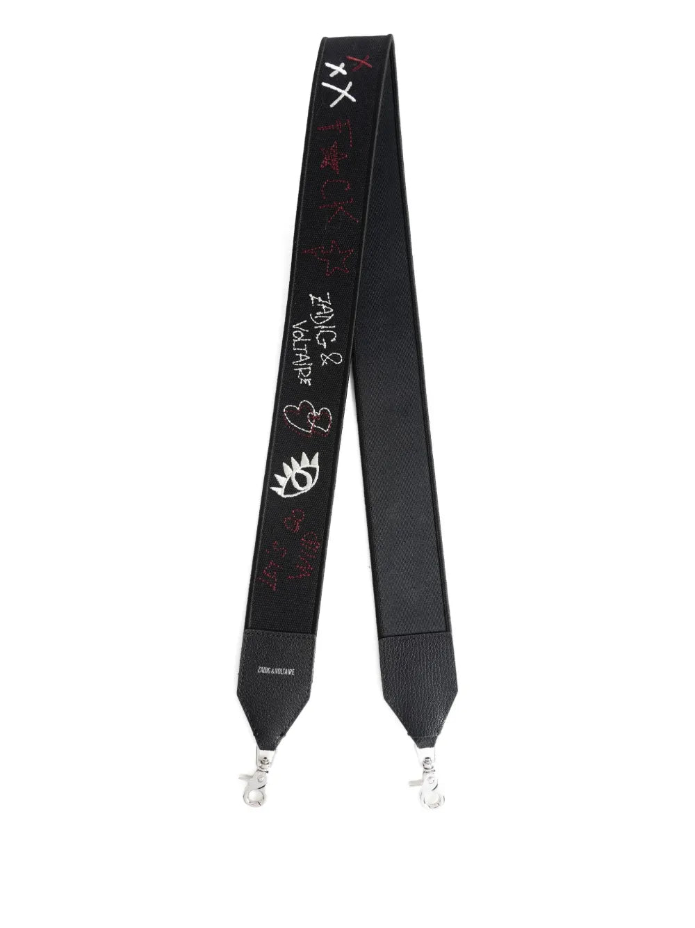 Zadig&Voltaireembroidered-details bag strap
