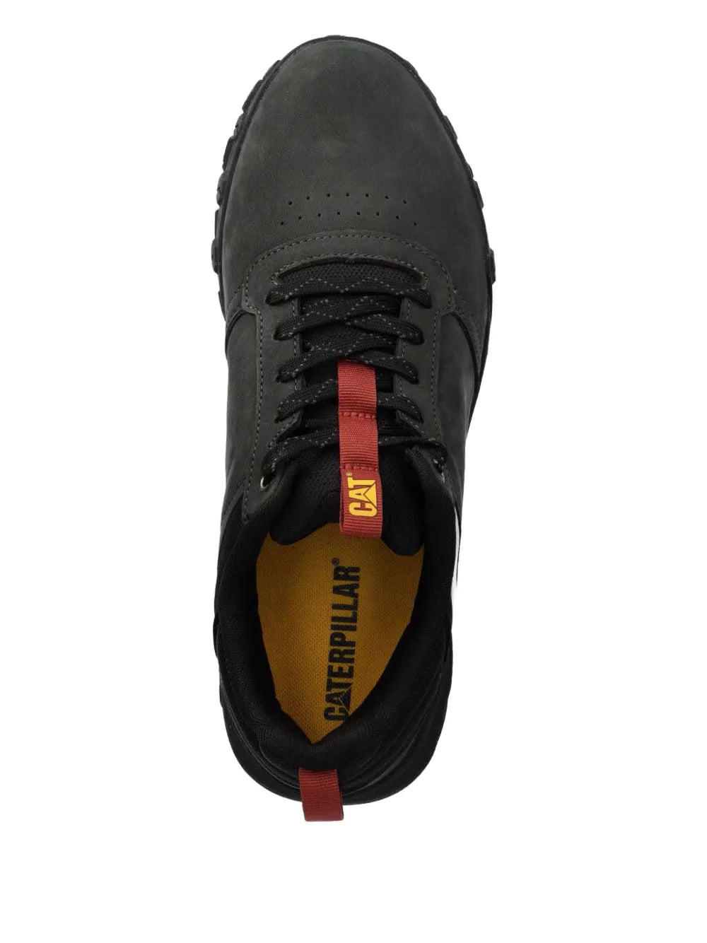 Caterpillar Lace-Up Panelled Trainers