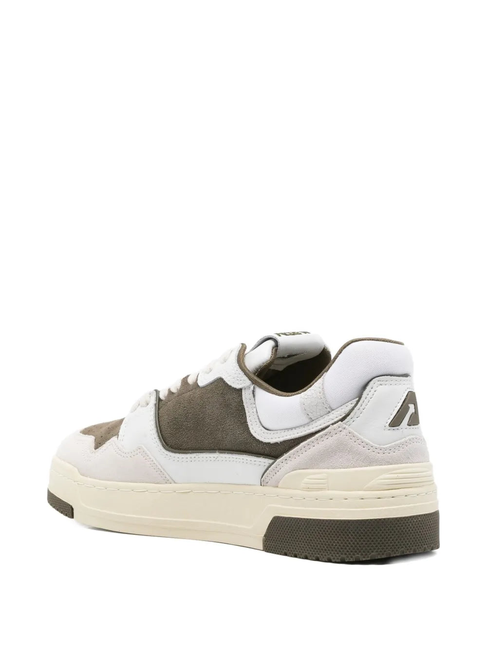 Autry Leather Panelled Trainers